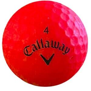 Callaway SuperFast Matte Red Golf Ball AAAAA Quality